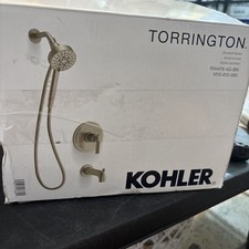 KOHLER Torrington Tub and Shower Faucet 1.75 GPM Brushed Nickel R34476-4G-BN