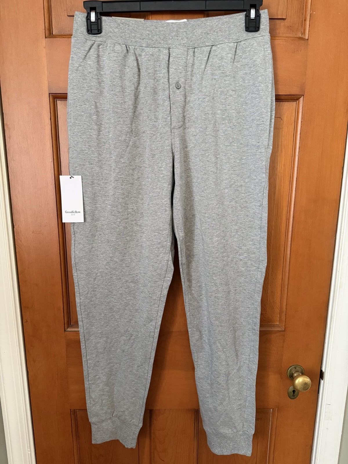 Men’s Goodfellow Thundering Gray Knot Joggers Size Small NWT Tapered Ultra Soft