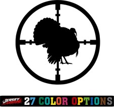 Crosshair Turkey Hunting Vinyl Decal Sticker Car Truck Window