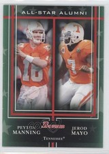 2009 Bowman Draft Picks All-Star Alumni Combos Peyton Manning Jerod Mayo HOF 0b6