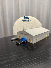 HO Scale Warehouse Factory Built Up - 1:87 - Preassembled Model Train Building
