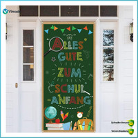 Deko Banner Einschulung Alles Gute Zum Schulanfang Girlande 90X185Cm Kinder