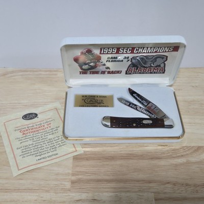Case XX 6254 SS Chestnut Bone Alabama 1999 SEC CHAMPIONS Limited Edition