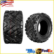2 Pack 20x10-10 20x10x10 Atv Utv Tires 6-ply All Terrain Sand Mud Off-road Tires