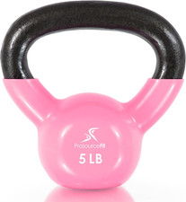 Vinyl Coated Cast Iron Kettlebells for Full Body Fitness Workouts