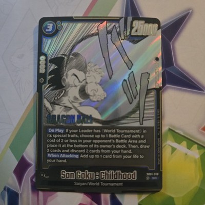 Dragon Ball Super Fusion World MANGA BOOSTER SON GOKU: CHILDHOOD SB01-018 SR