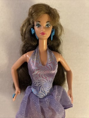 Vintage Steffi Face Barbie Style Magic Whitney WondraCurl Hair 1988 Brown Hair