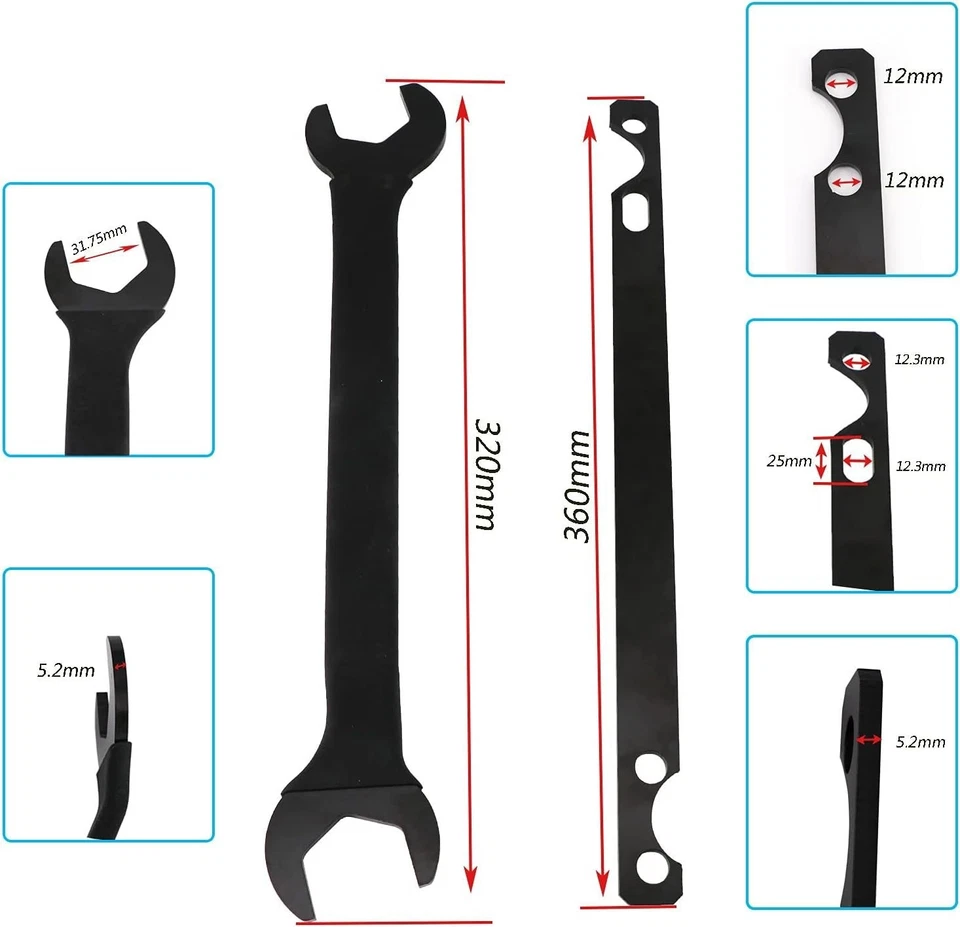 36mm 32mm Schraubenschlüssel Lüfterkupplungsmutter Wasserpumpenhalter für M54 - Bild 2 von 4