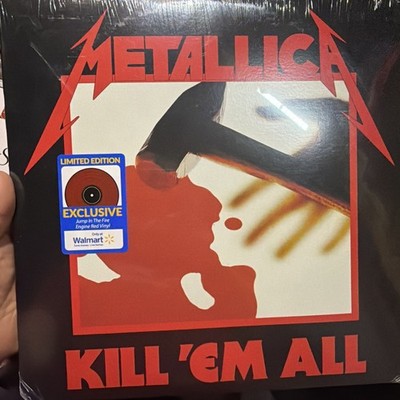 Blackened Recordings Kill EM All by Metallica Exclusive Red Vinyl