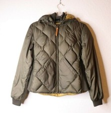 Eddie Bauer Premium Goose Down Puffer Jacket Removable-Hood Brown Youth Size: M