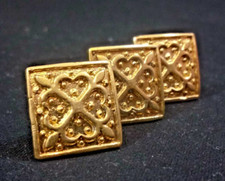 Medieval England Belt Studs Replica 3 pcsset