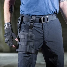 Tactical Drop Leg Platform Thigh MOLLE Rig with Adjustable Belt and Thigh Straps