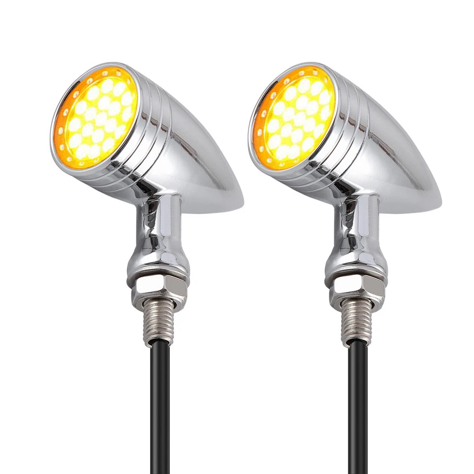 Luz de dirección señal de giro LED para moto 12v universal Foto 2 de 4