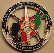 Special Operations Task Force East Afghanistan Green Berets Army Challenge Coin