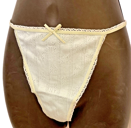 DKNY 36 Bügel BH transparent + 2 M Tanga G-String Höschen rosa grün blau 3 Stück Posten - Bild 7 von 18