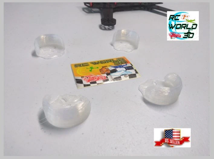 QUADCOPTER BRUSHLESS MOTOR MOUNT/BASE PROTECTOR 3D PRINTED PLA 250 FRAME - Image 3 of 4