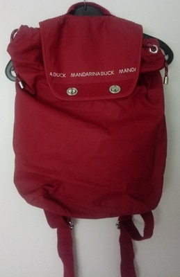 Roter, neuer und ungetragener MANDARINA DUCK, Utility Rucksack