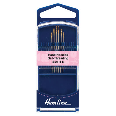 Saum Premium Gold Auge selbstfädelnde Nadeln 4 - 8