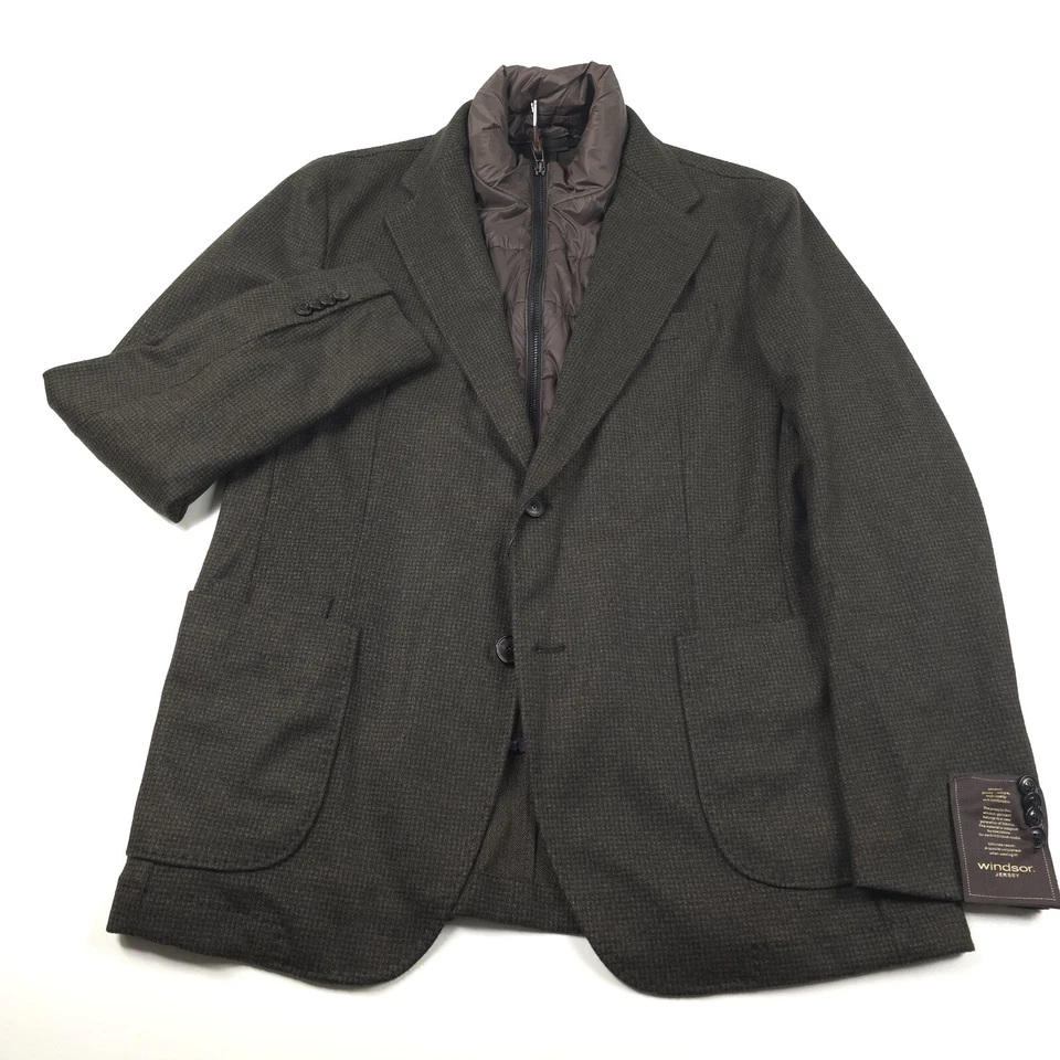 $1095 Windsor Triest J4 Removable Inlay Sport Coat Blazer Jacket Mens 46 (EU 56) - Image 2 of 4