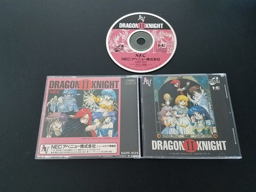 PC Engine Super CD - Dragon Knight II - Import Turbografx Japanese US SELLER