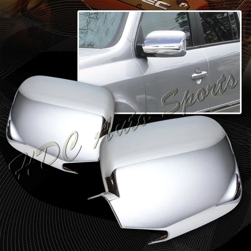 For 2009-2015 Honda Pilot Chrome ABS Plastic Side Mirror Cover W/Turn Signal Cut