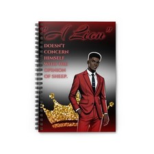 Spiral Notebook - Ruled Line-A LION