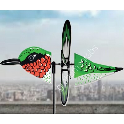 PREMIER DESIGNS KITES HUMMINGBIRD PETITE WIND SPINNER YARD GARDEN DECOR PD24957