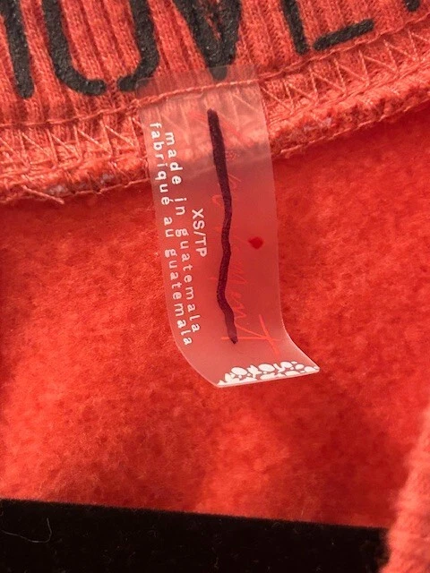 Free People Movement For The Win Sudadera Naranja Mono Corbata Mameluco NUEVO XS Foto 3 de 4