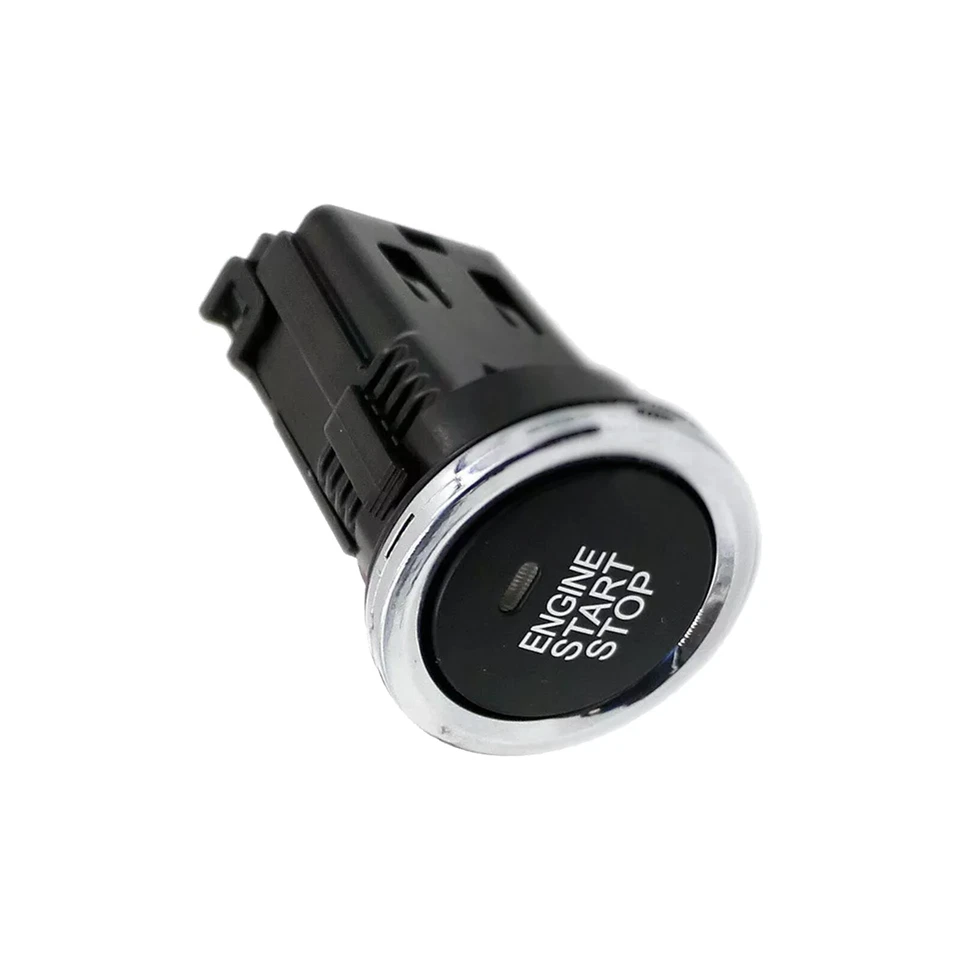 Interruptor de arranque eléctrico de 12 V de CC 3 pines botón de parada de arranque del motor sin llave para automóvil Foto 2 de 4