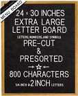 Extra Large 24X30 Changeable Letter Board For Menu Price Sign Business Use