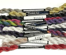 ThreadworX 12 Braid Metallic Fiber Thread Needlepoint Canvas 13 Count Canvas