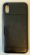 Spigen iPhone X Rugged Shockproof Case With Built-in Credit Card Holder