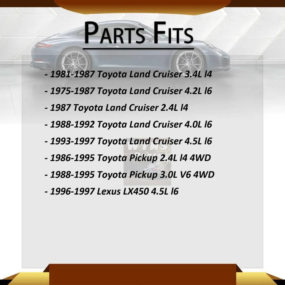 Cojinete de rueda exterior trasero para Toyota Land Cruiser WJB 1975 1976 1977 1978 1979 Foto 2 de 4