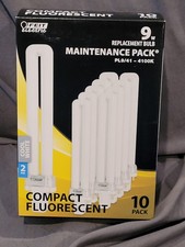 10 PACK Feit Electric PL13/41 TUBE 13W 2 PIN COOL WHITE FLUORESCENT COMPACT New