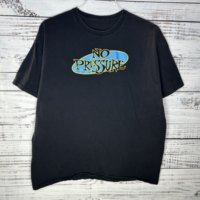 #ad Vintage No Pressure BBB Triple B Records Graphic T Shirt Hardcore Punk Band XL $37.49