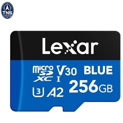 256GB Micro SD Card UHS-I U3 V30 A2 Fast SDXC Memory Card for DSLR, Smartphone