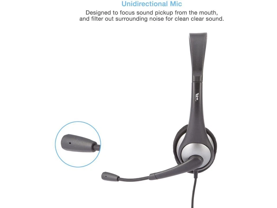 CYBER ACOUSTICS AC-204 HEADSET - Image 4 of 4