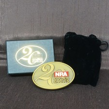 National Rifle Association NRA Golden Eagles 20 Years Anniversary Belt Buckle