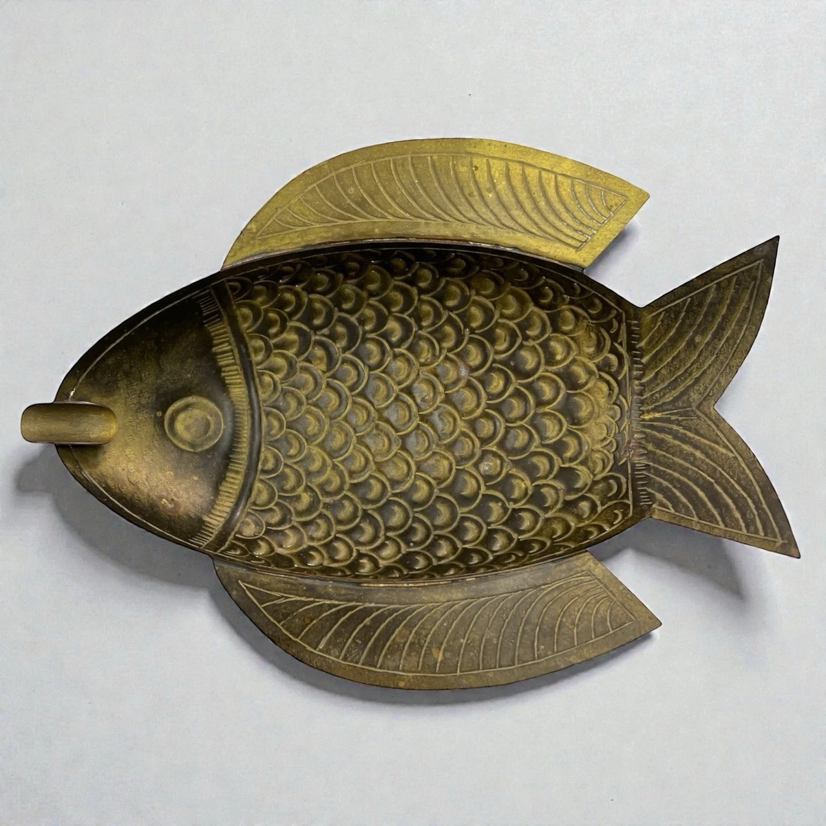 brass fish ashtray products for sale | eBay