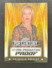2025 LEAF POP CENTURY PRE-PRODUCTION PROOF PRISCILLA PRESLEY CARD #'D 1/1