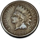 1893 Indian Head Cent Penny Good Condition 1c One Cent US Coin- 0734