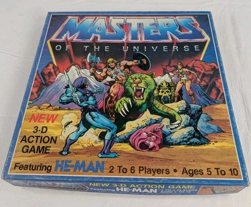 Vintage Masters of the Universe 3-D Action Game 1983 NOT COMPLETE READ