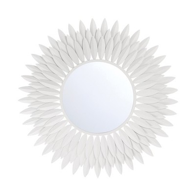 Crystorama Lighting Group BRH-M524 Broche 24'' Sunburst Flat Steel - White