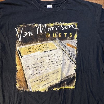 Van Morrison 2016 Duets Tour T-Shirt 2XL Double Sided Classic Rock Forest Hills