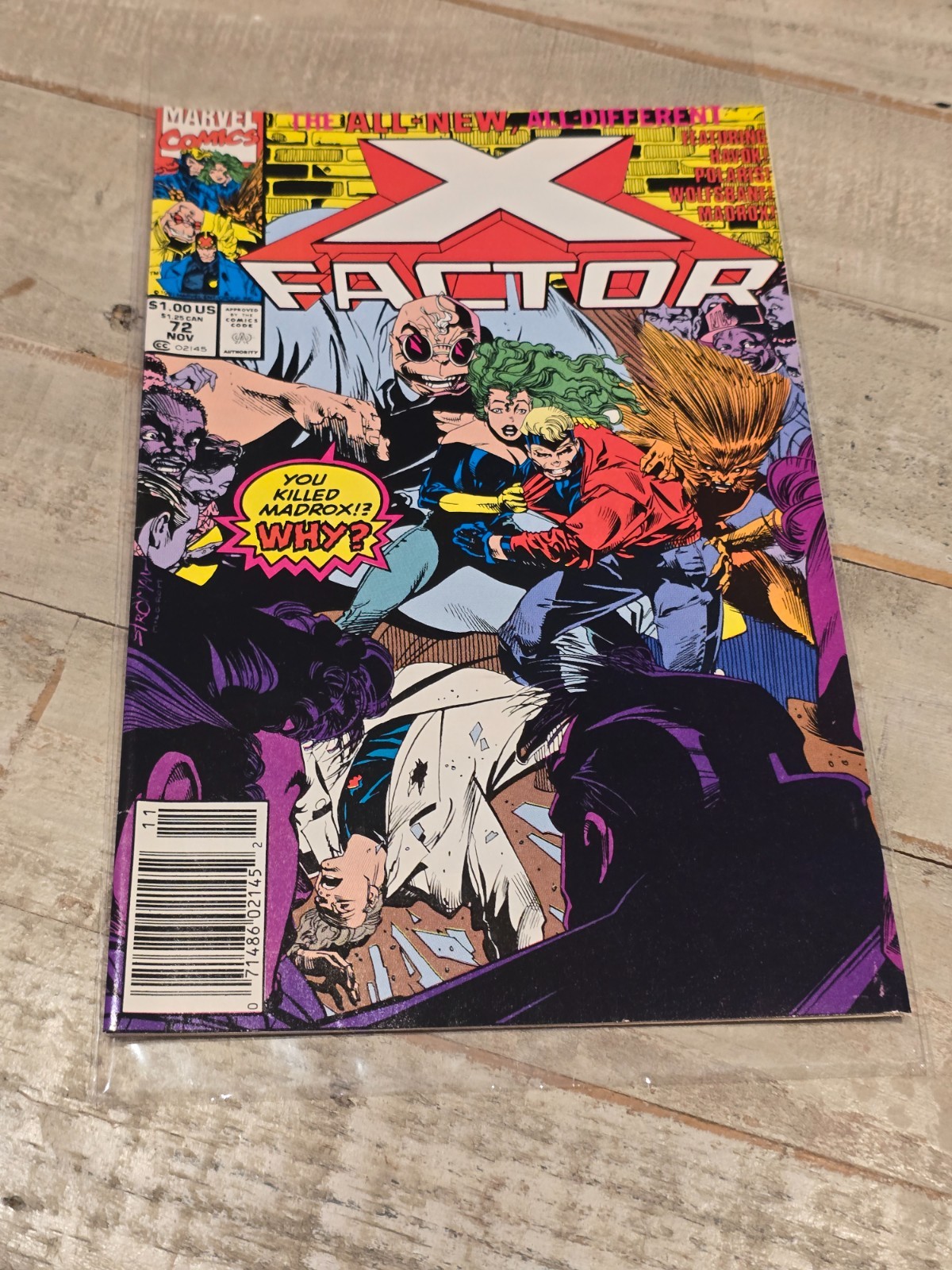 ✨ X-FACTOR #72  (1991)  New Team  NEWSSTAND * Great!