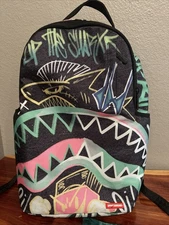 Sprayground Raise The Stakes DLXR Bag Unisex Black Laptop Sleeve Backpack SPR14