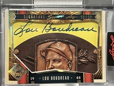 2025 Donruss Limited Cuts Baseball Lou Boudreau Cut Auto /30 Hall of Fame CSS-17