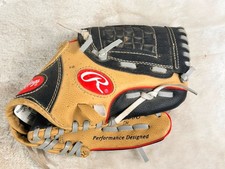 Rawlings 10 Inch Tan and Black Tee Ball Glove Right Handed WPL10CBSG