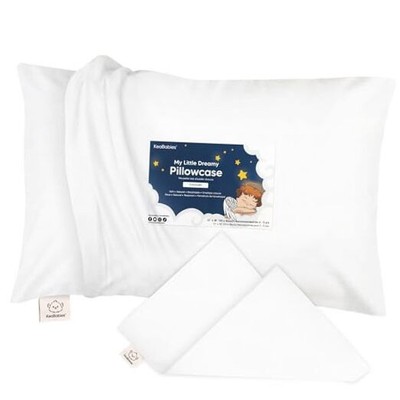  Toddler Pillowcase 13''x18'' - Organic Cotton Toddler Standard 13x18 Soft White