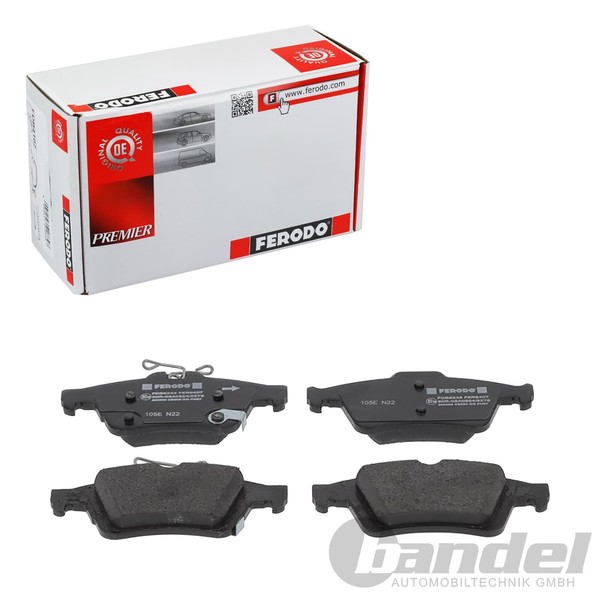 Ferodo ECO-FRICTION BremsbelÄGe Hinten Passend FüR Ford Focus | FDB5245-image